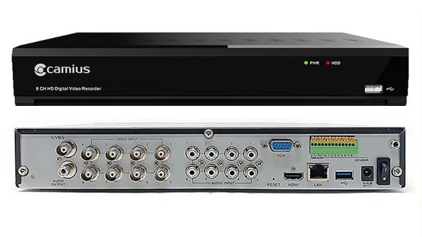 Camius DVR review 8 channel dvr recorder