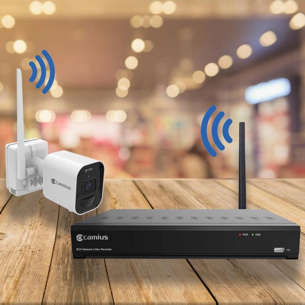 Camius wireless security cameras with NVR