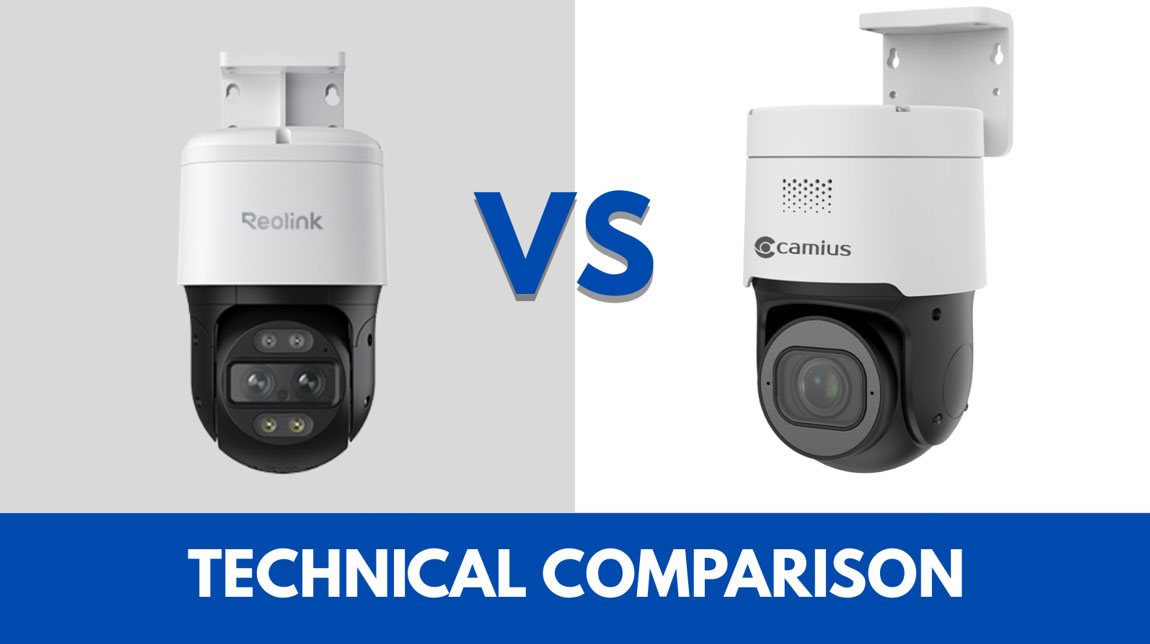 Camius 4K PoE PTZ vs Reolink TrackMix PoE Camera I Technical Comparison